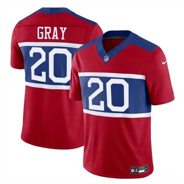 Men & Women & Youth New York Giants #20 Eric Gray Century Red Alternate Vapor F.U.S.E. Limited Football Stitched Jersey->new york giants->NFL Jersey